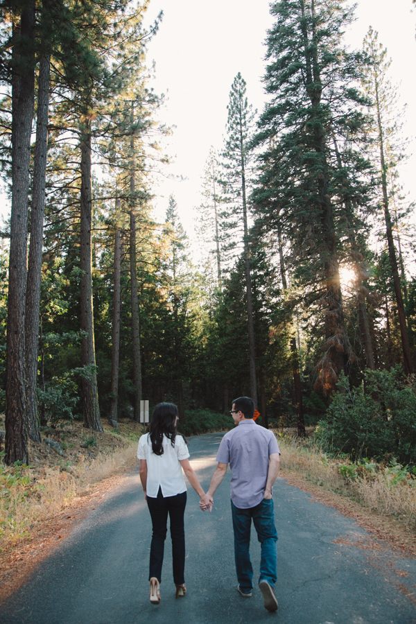 Long and winding road • Yosemite Engagement Photos
