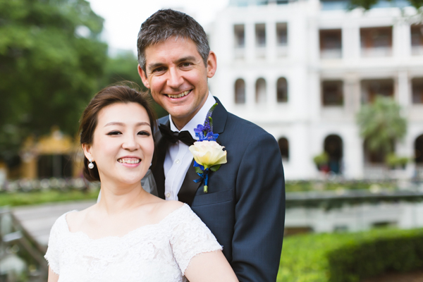 Wedding photo at Hullet House, Tsim Sha Tsui