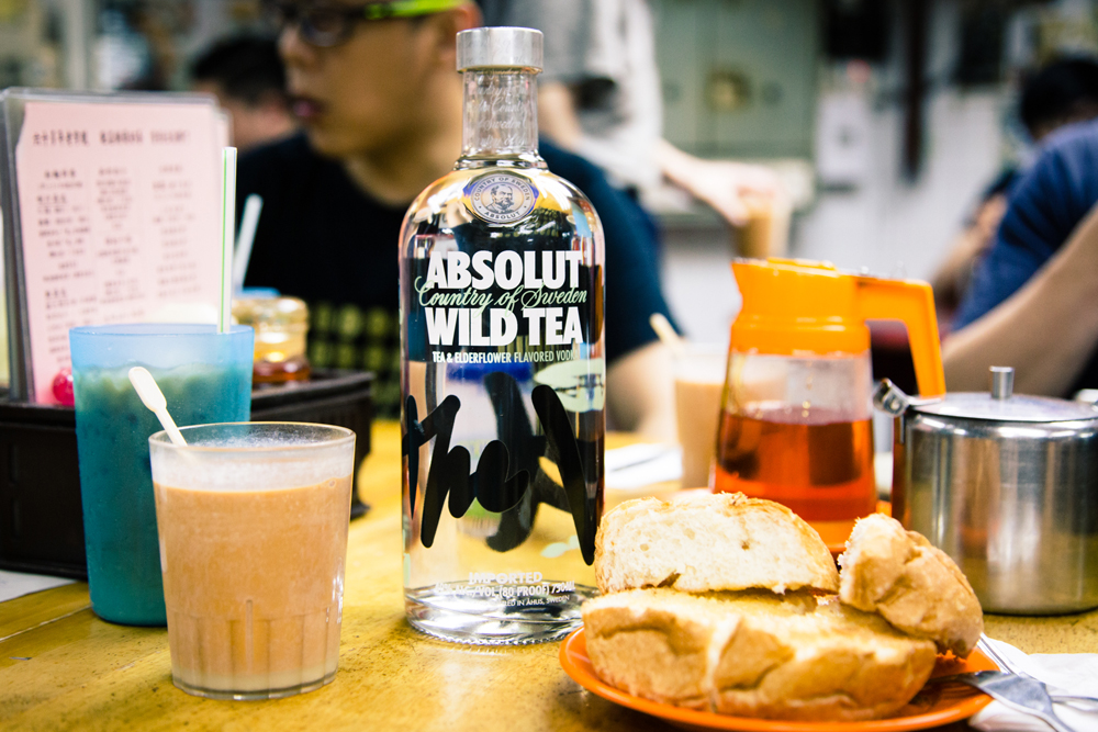 Absolut Wild Tea in Hong Kong - local campaign photography