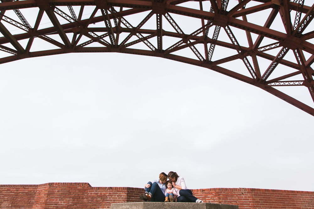 Under the Golden Gate Bridge • Fort Point • Family Portraits