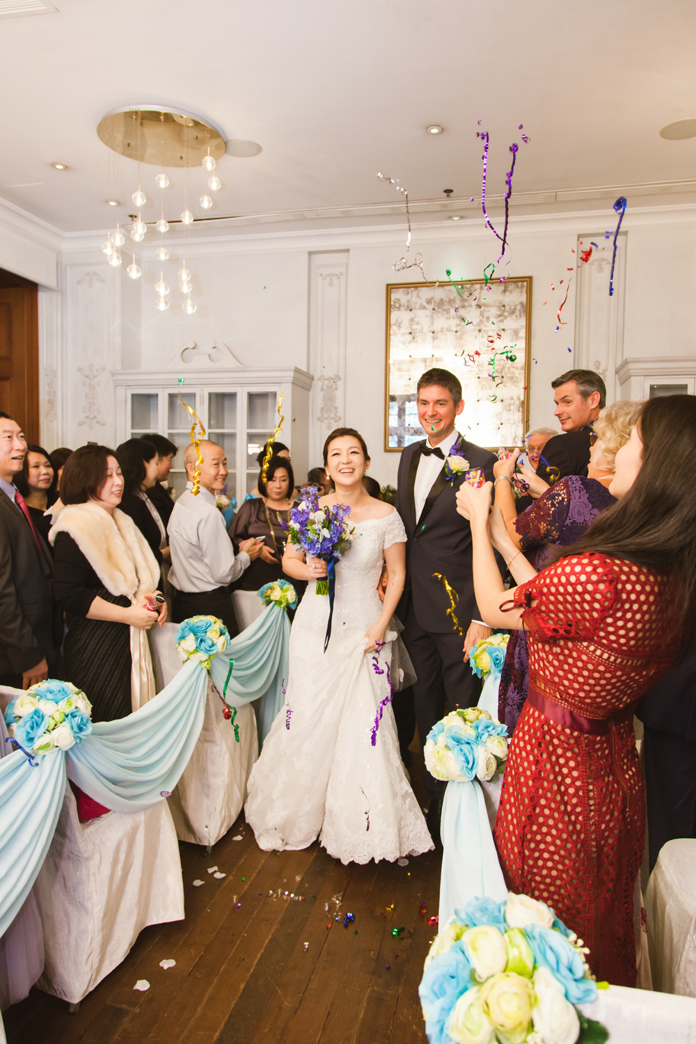 Wedding ceremony at Hullett House