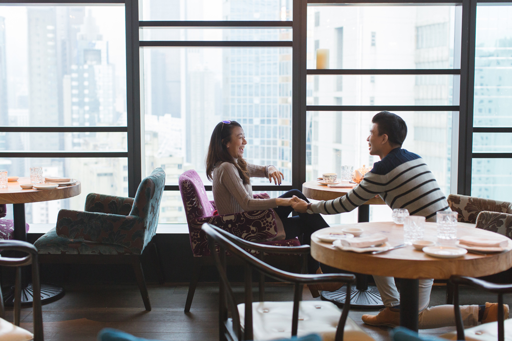 Surprise engagement photographer in Hong Kong