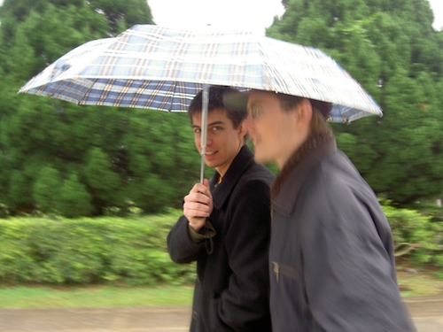 Stroll in the rain