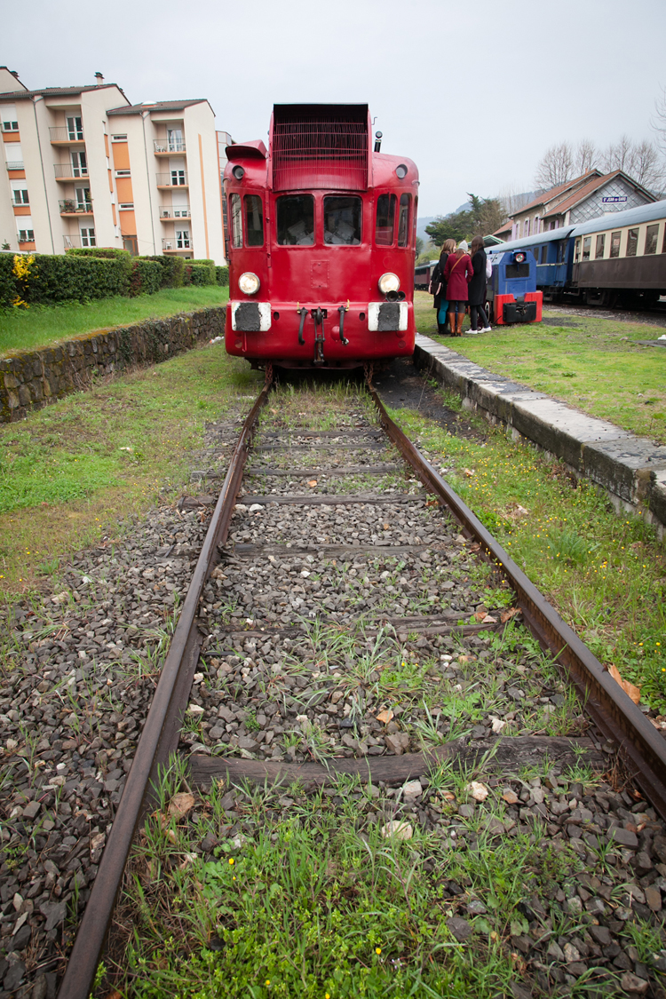 Red Antique Steam Train