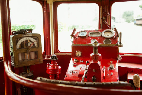 Steam train controls