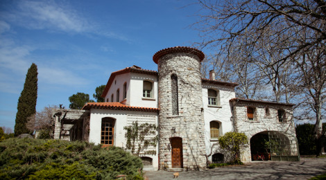 Wine and food at a French Winery