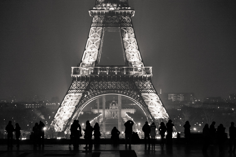 View of Eiffel Tower at Trocadéro