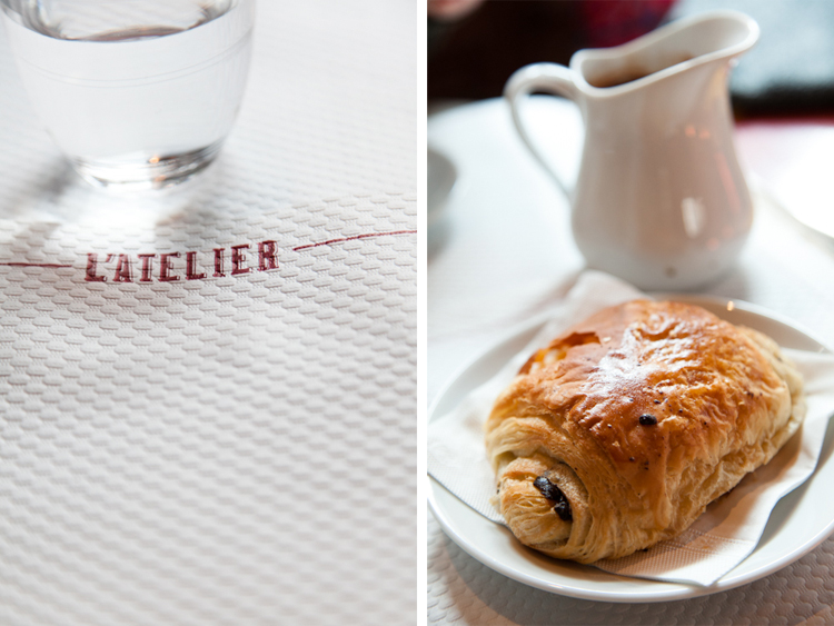 Pain au chocolat at Café L'Atelier