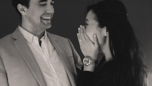 Engagement photos at the Peak, Hong Kong