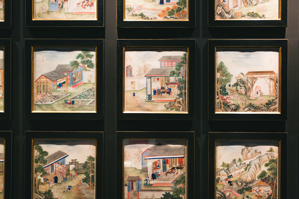 Antique Chinese paintings at Hong Kong Maritime Musuem