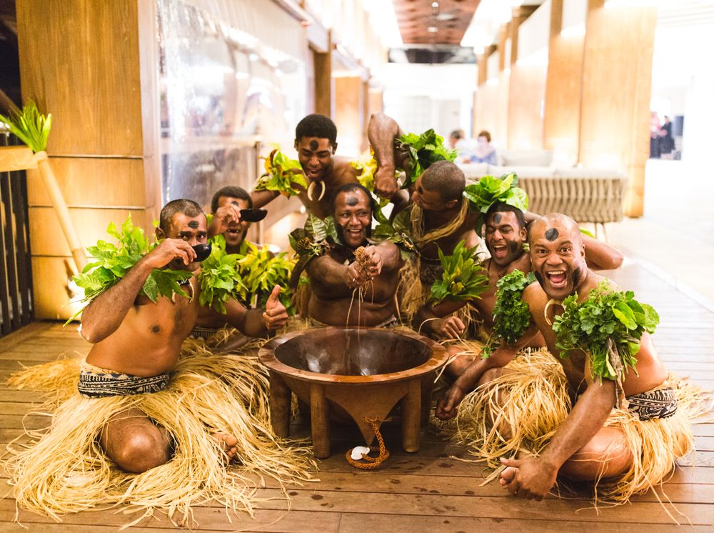 Local Fijian dancers at Fiji Marriott Momi Bay