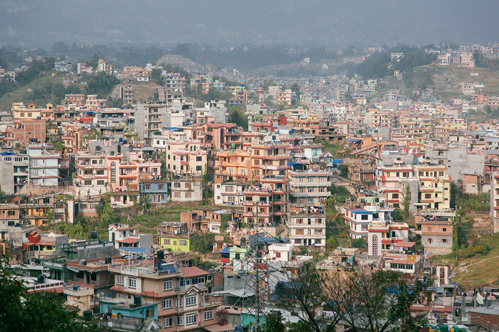 View of Kathmandu from the hills | City scape and travels | Tracy Wong