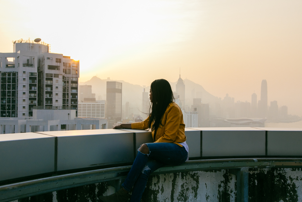 Sunset and rooftop | Causeway Bay Hong Kong