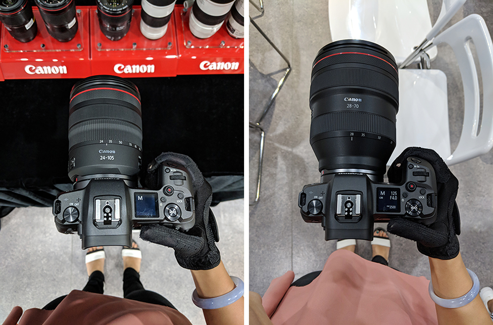 Canon EOS RF Mount Lenses on Mirrorless Full-Frame camera