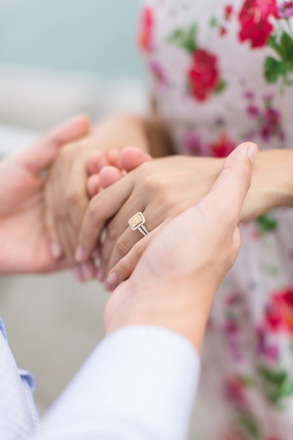 Engagement Ring Closeup | Hong Kong Marriage Proposal