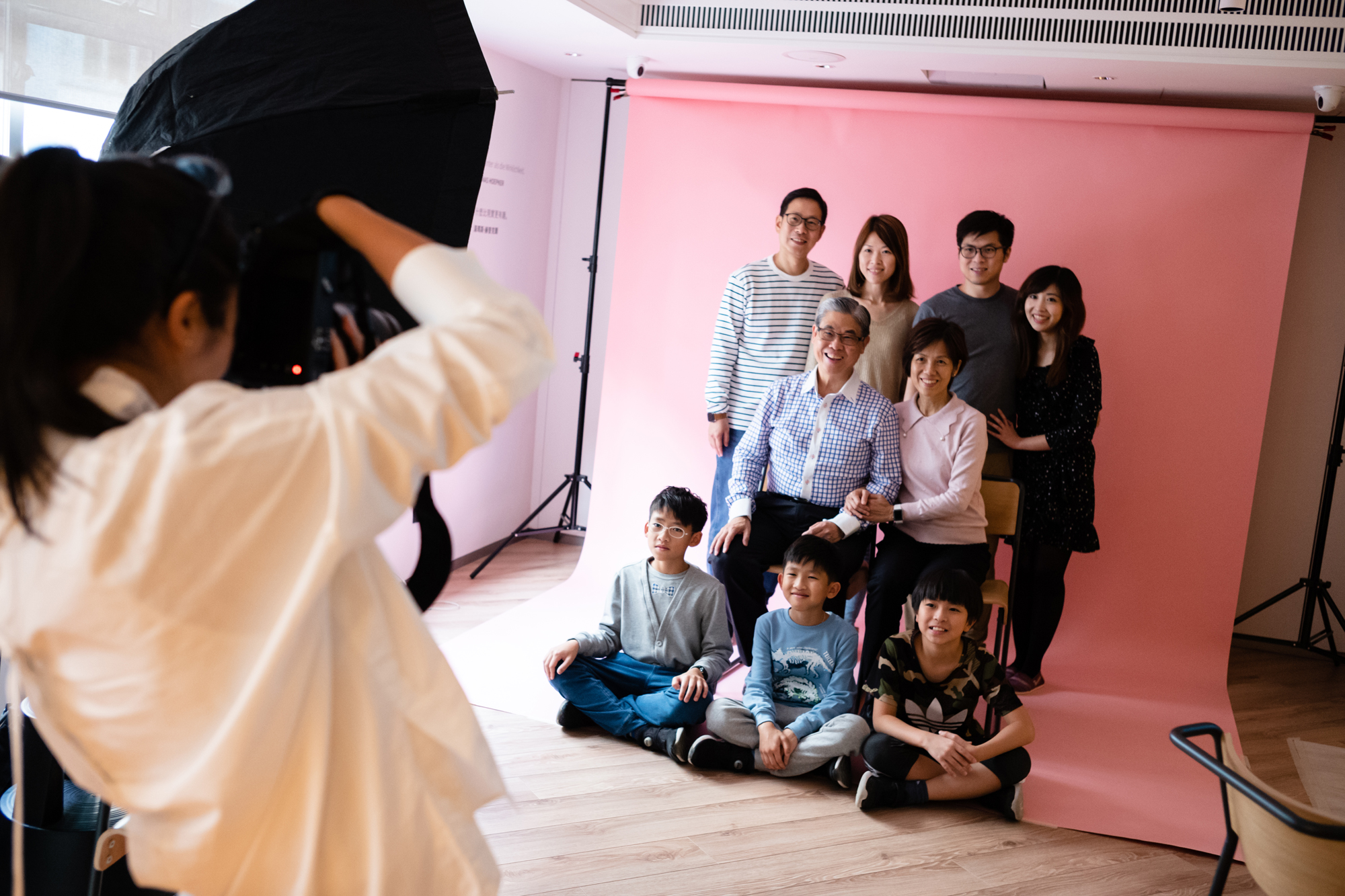 Studio portraits set up | Behind-the-scenes of photographer Tracy Wong