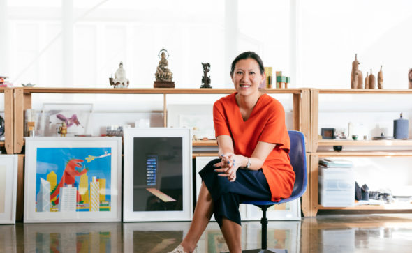 Editorial Portraits of Marisa Yiu • Shot in her studio in Hong Kong, by photographer Tracy Wong