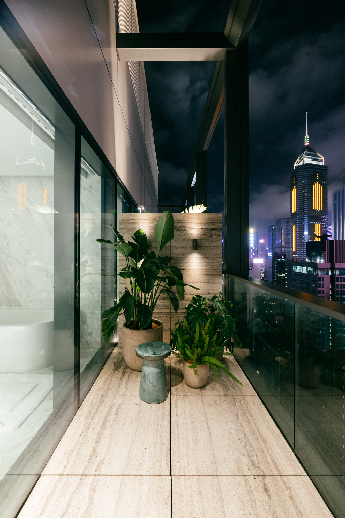 The Hari at night | Luxury hotel interior photography
